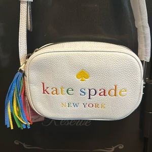 KATE SPADE Rainbow logo bag- NWT